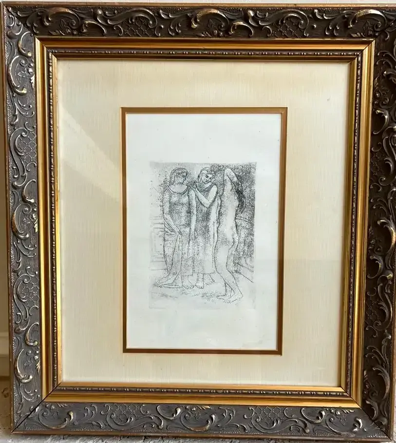 Pablo Picasso “Three Graces” Etching