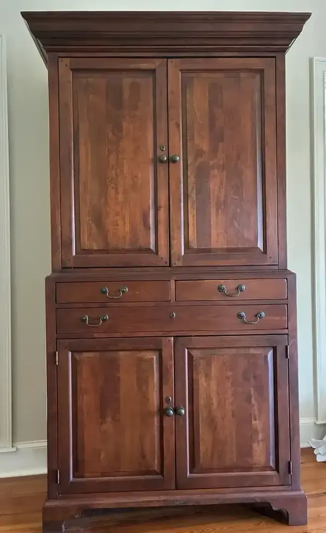 Bob Timberlake Lexington Wood Armoire & TV Hutch