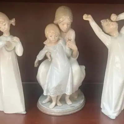 Lladro Porcelain Figurines – Set of 3