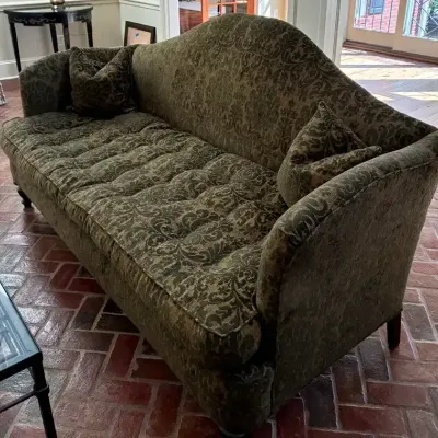 Stoneleigh Down-Filled Damask Sofa (1 of 1)