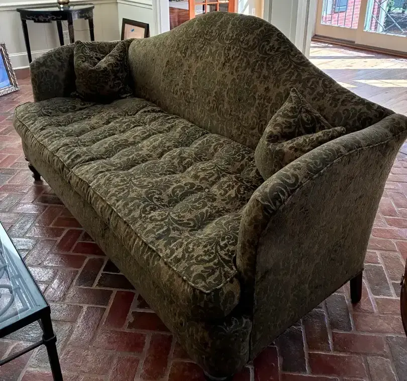 Stoneleigh Down-Filled Damask Sofa (1 of 1)