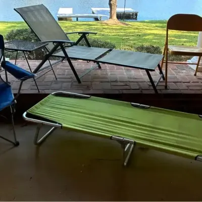 Outdoor Chaise, Camp Cot & Folding Seating