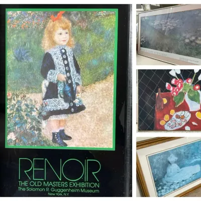 Monet, Renoir & Matisse Framed Art & Museum Prints – Set of 4