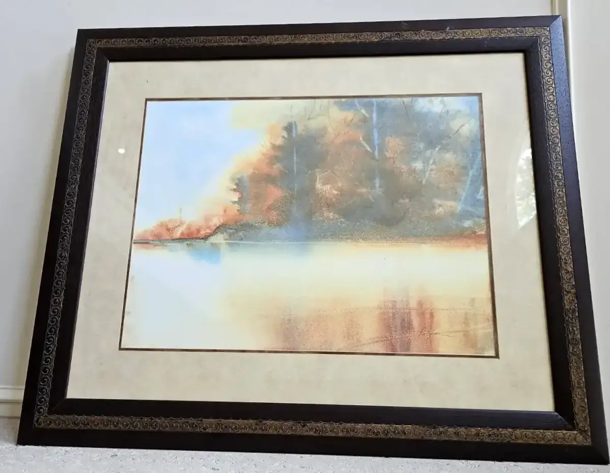 Mev Rozsman Signed Original Lake Oconee Landscape