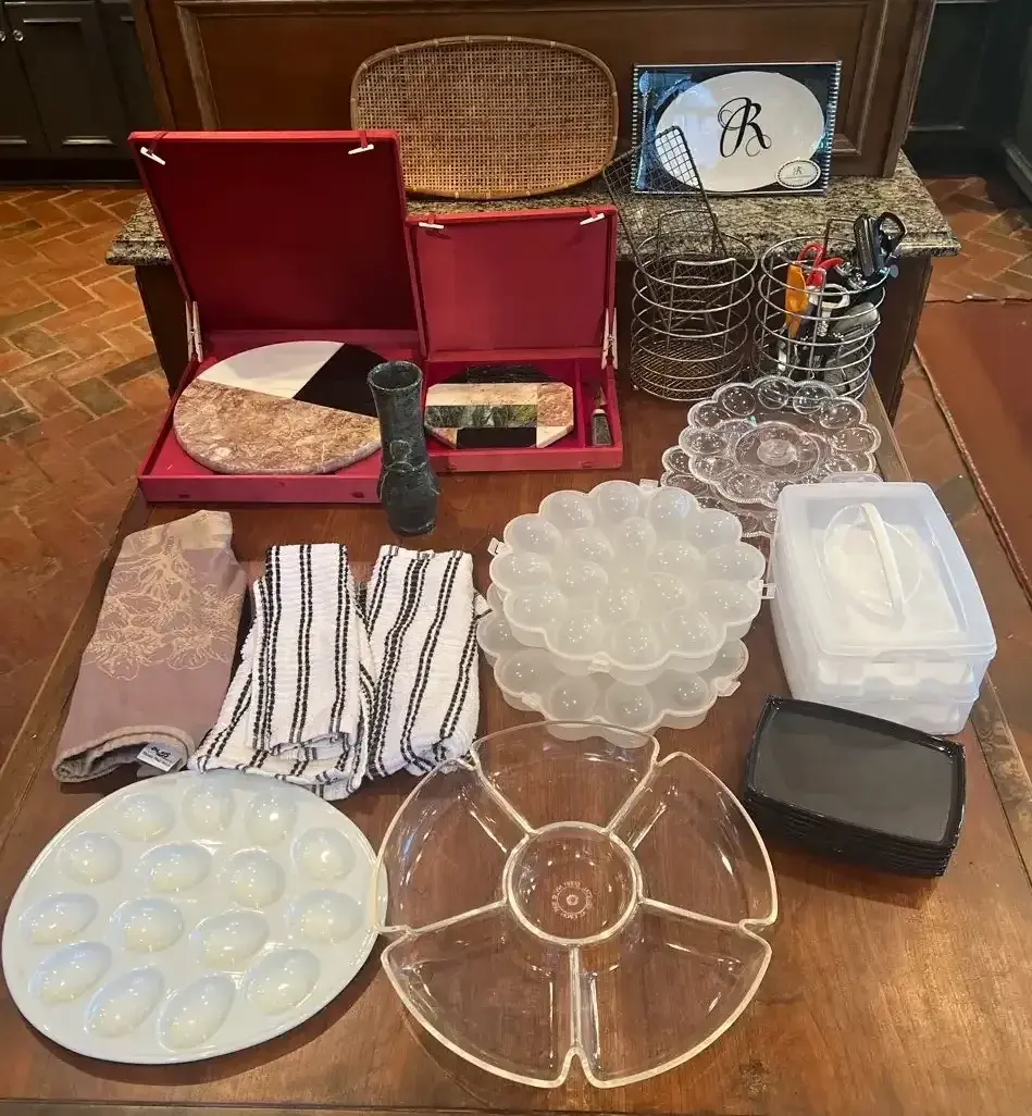 Marble Serving Pieces, Mud Pie Cheese Tray & Kitchen Accessories