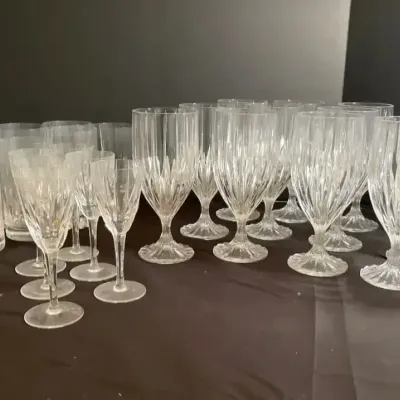 Mikasa Park Lane Crystal & Vintage Beverage Glasses