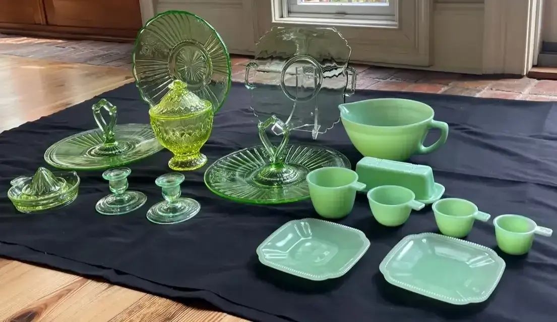 Jadeite & Green Depression Glass