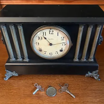 E. Ingraham 8-Day Neoclassical Mantel Clock