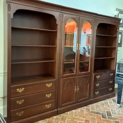 Three-Piece China Cabinet & Display Hutch