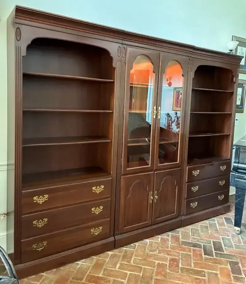 Three-Piece China Cabinet & Display Hutch