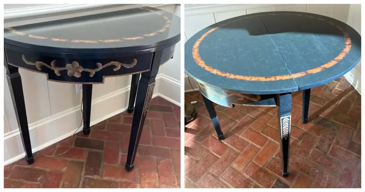 Convertible Demilune Tables