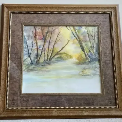 Mev Rozsman Signed Original Watercolor 