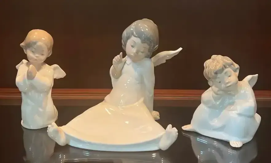 Lladró Porcelain Angel Figurines – Set of 3