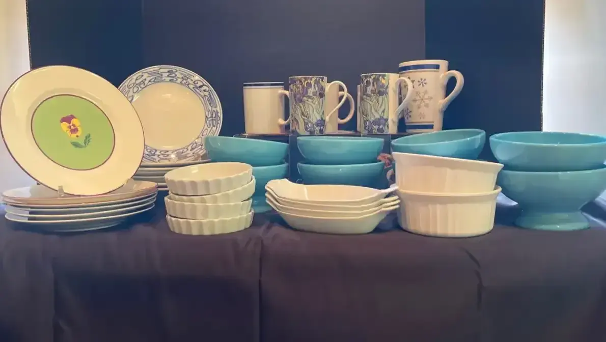 CorningWare, Apilco & Century Colorful Dinnerware