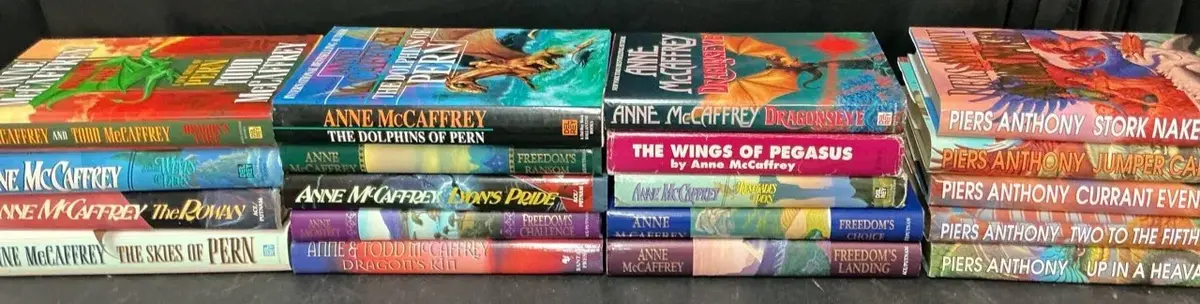 Books By Authors Anne McCaffrey & Piers Anthony