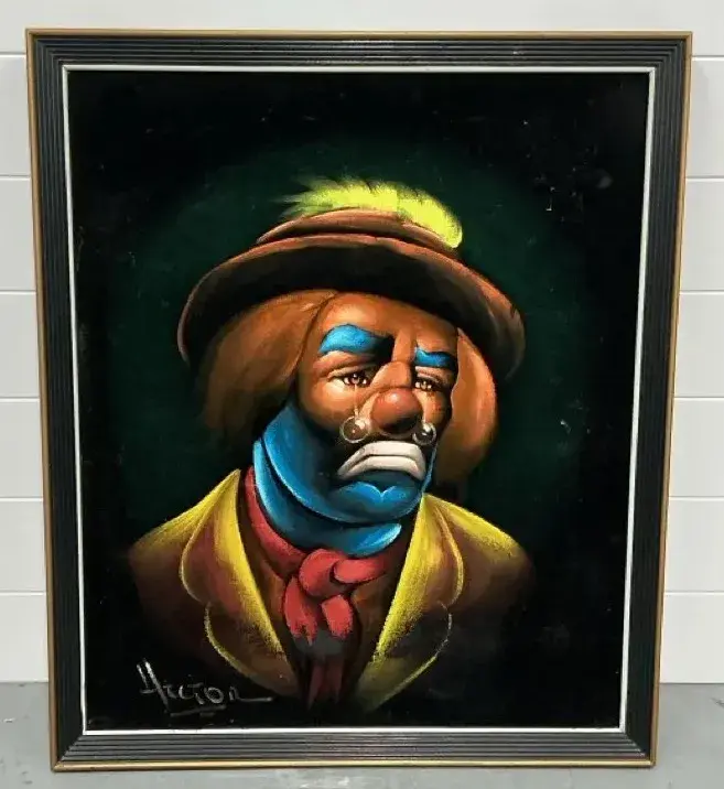 Sad Clown Painting