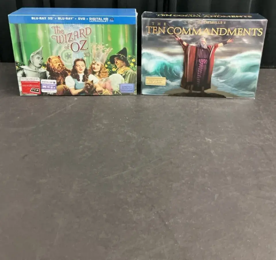 Wizard of Oz & The Ten Commandments DVD Sets