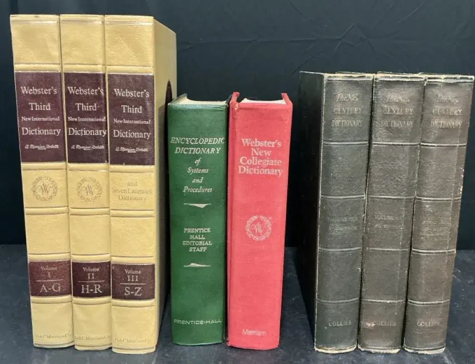 Sets Of New Century Dictionary, Webster’s Dictionary, & More