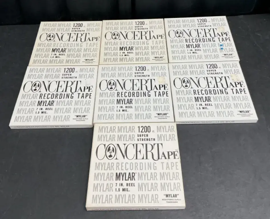 Concertape 7” Reel Recording Tapes