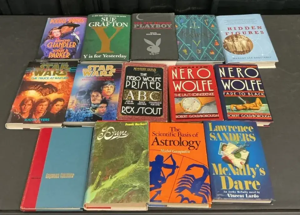 Nero Wolfe, Star Wars, Rowling & More Books