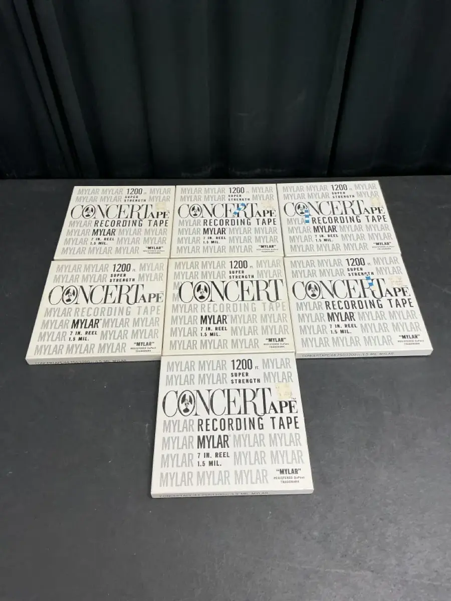  Concertape 7” Reel Recording Tapes (2)