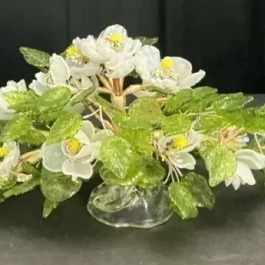 Glass Tabletop Bonsai Trees & Flowers