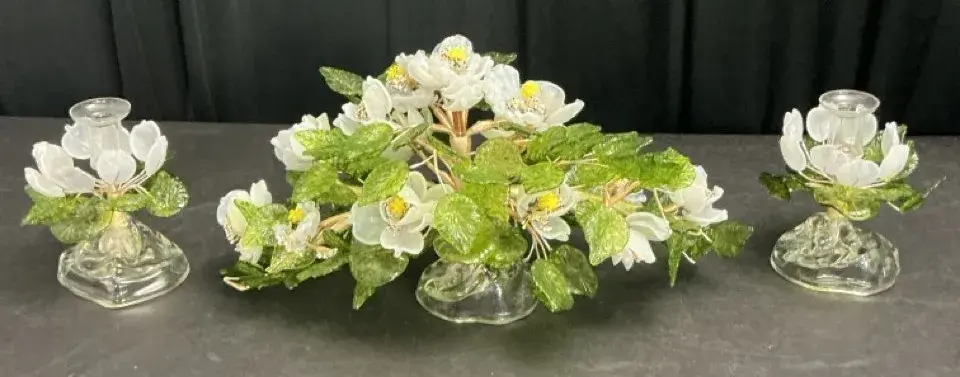 Glass Tabletop Bonsai Trees & Flowers