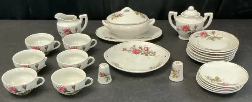 Moss Rose China Set