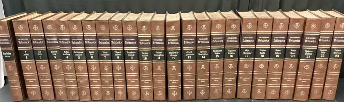 Set Of 24 Encyclopedia Britannica