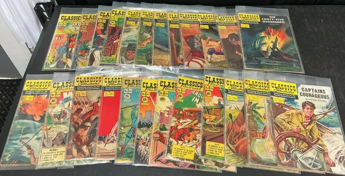 1940’s Classic Illustrated Comic Books (5)