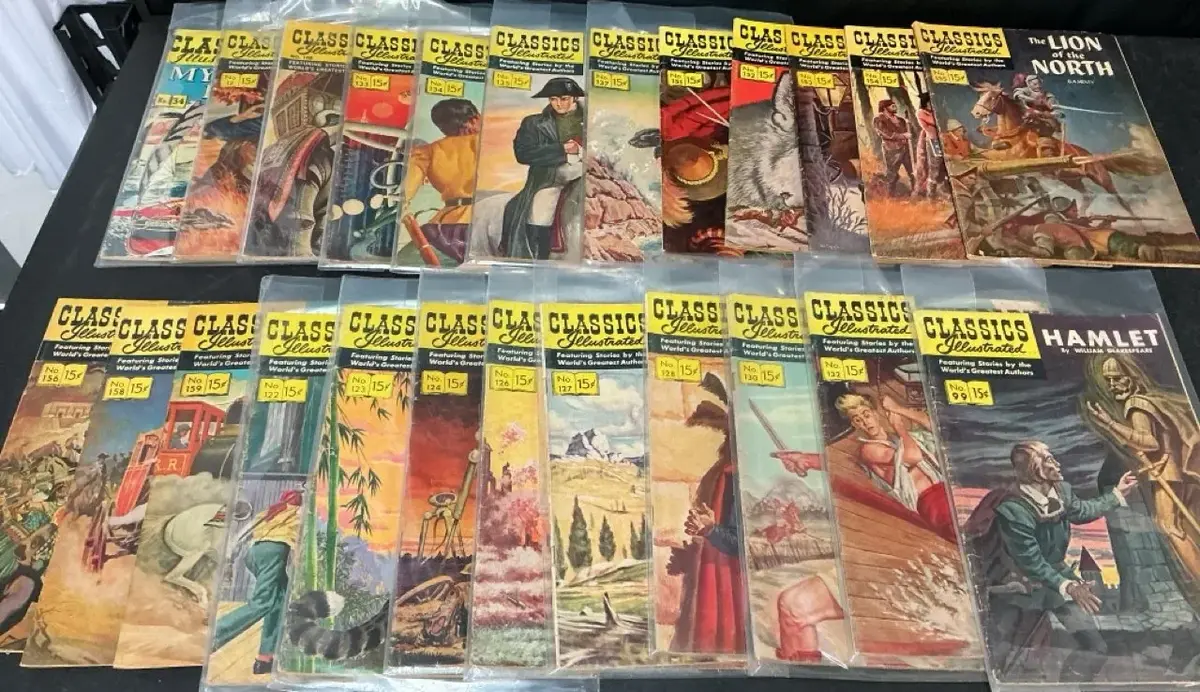 1940’s Classic Illustrated Comic Books (3)