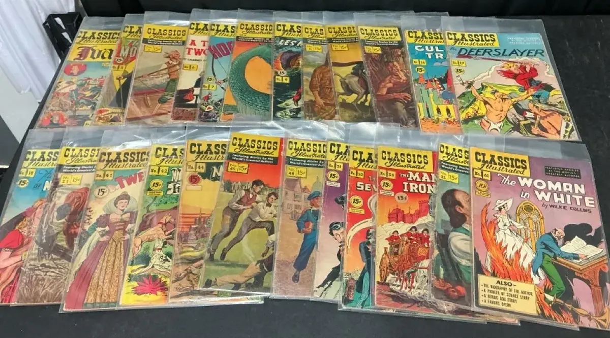 1940’s Classic Illustrated Comic Books