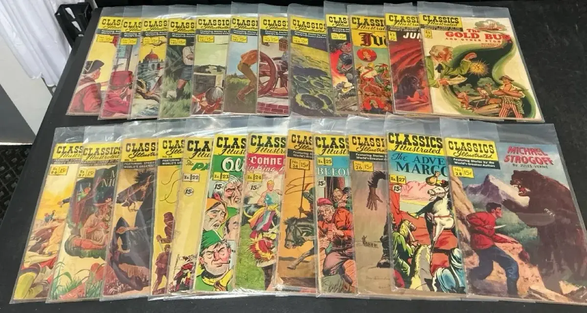 1940’s Classic Illustrated Comic Books (6)
