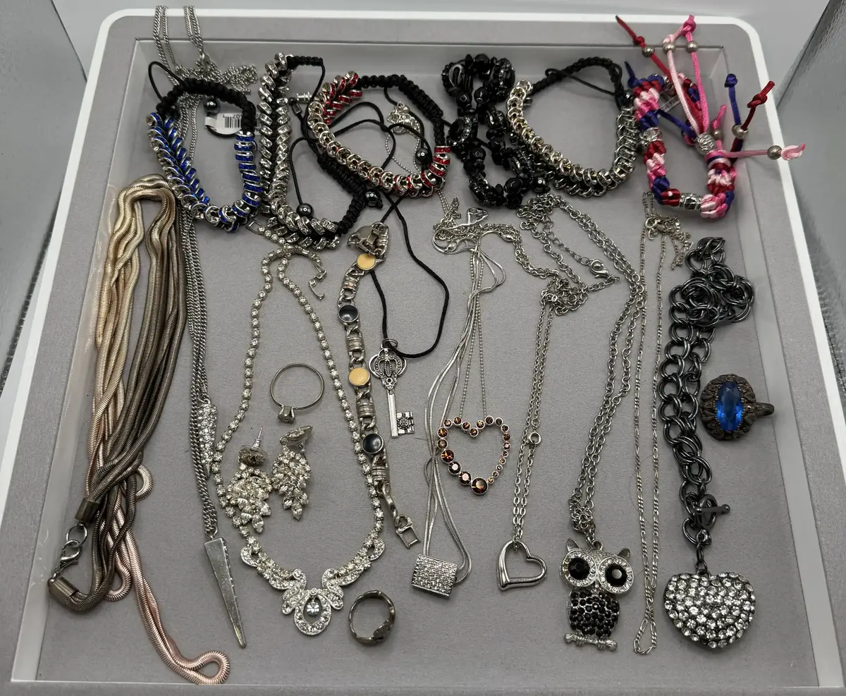 Costume Jewelry including Rings, Necklaces, Bracelets, Earrings