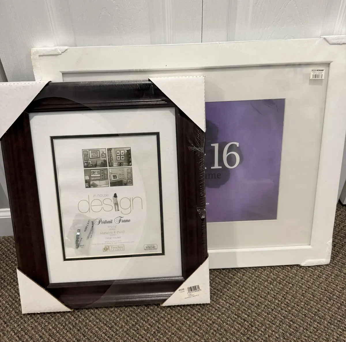 Lot of Two Large Brand New Picture Frames