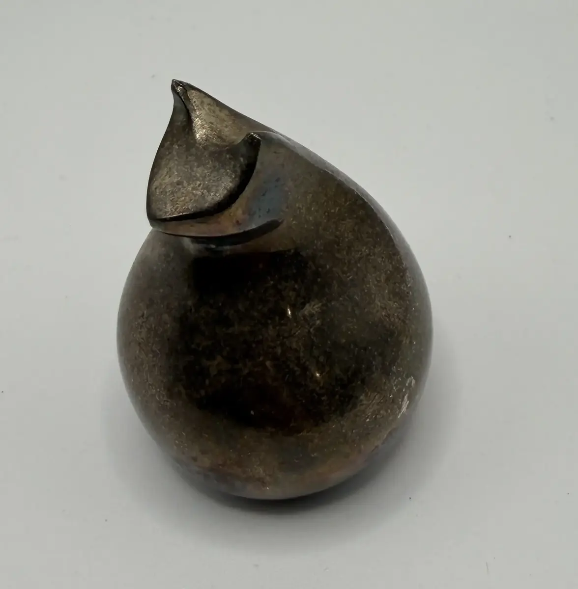Vintage Dansk International Designs Japanese Silver Plate Cat Paperweight