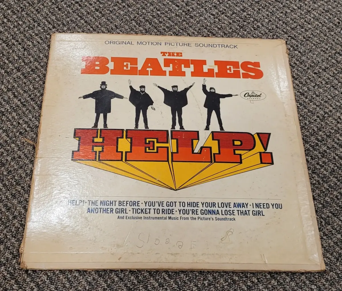 The Beatles Help Soundtrack Vinyl LP Capital Records