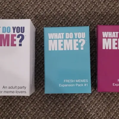 What Do You Meme Party Card Game with Two Expansion Packs