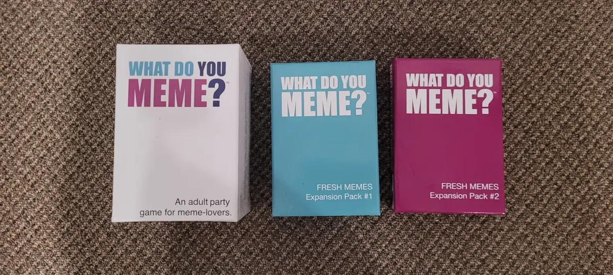 What Do You Meme Party Card Game with Two Expansion Packs