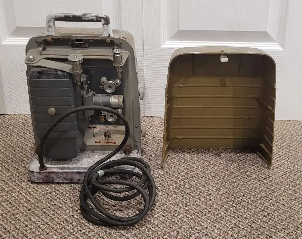 Vintage Bell & Howell "Two Twenty One" (251) 8mm Film Projector with Case