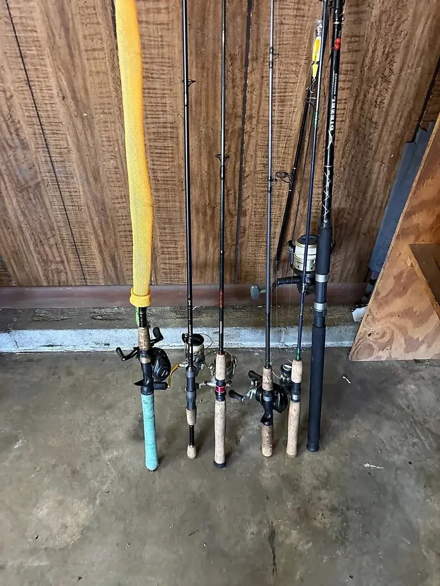 Fishing Rod and Reel Combo Lot incl. Okuma EVX Graphite Rod