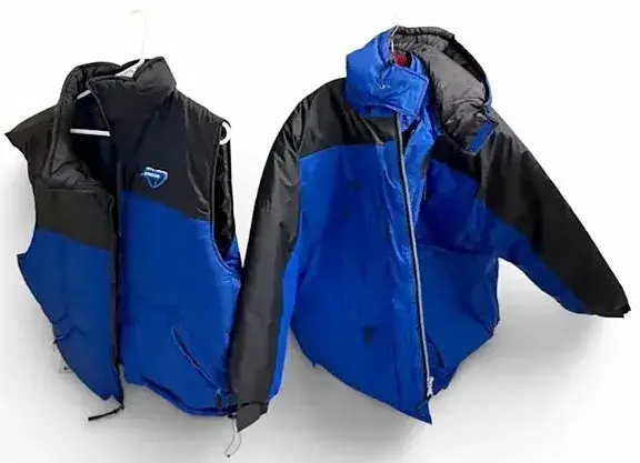 Freeze Defense Men's 3-in-1 Winter Coat, Blue & Black