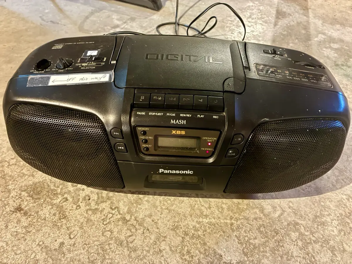 Panasonic Mash CD Player Radio (Works!)