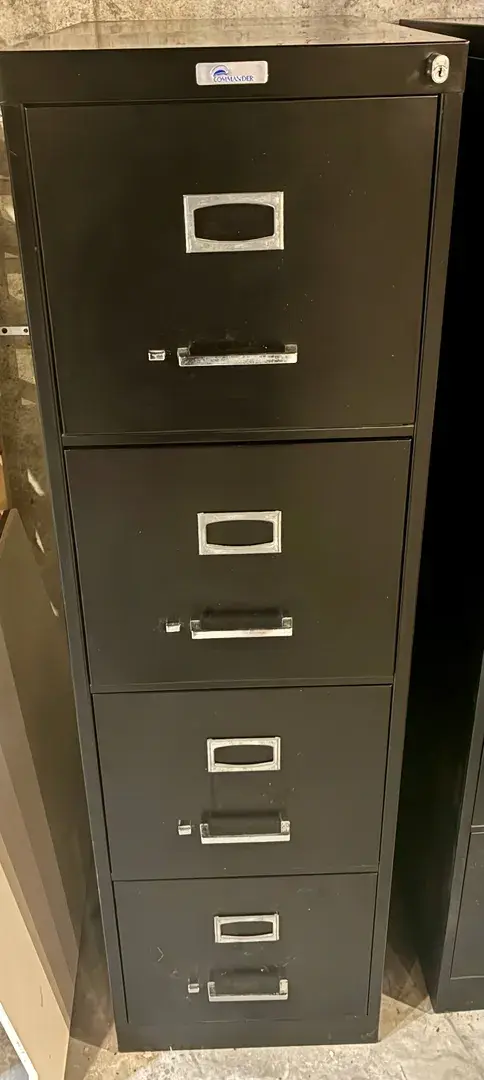 Commander 4-Drawer Filing Cabinet