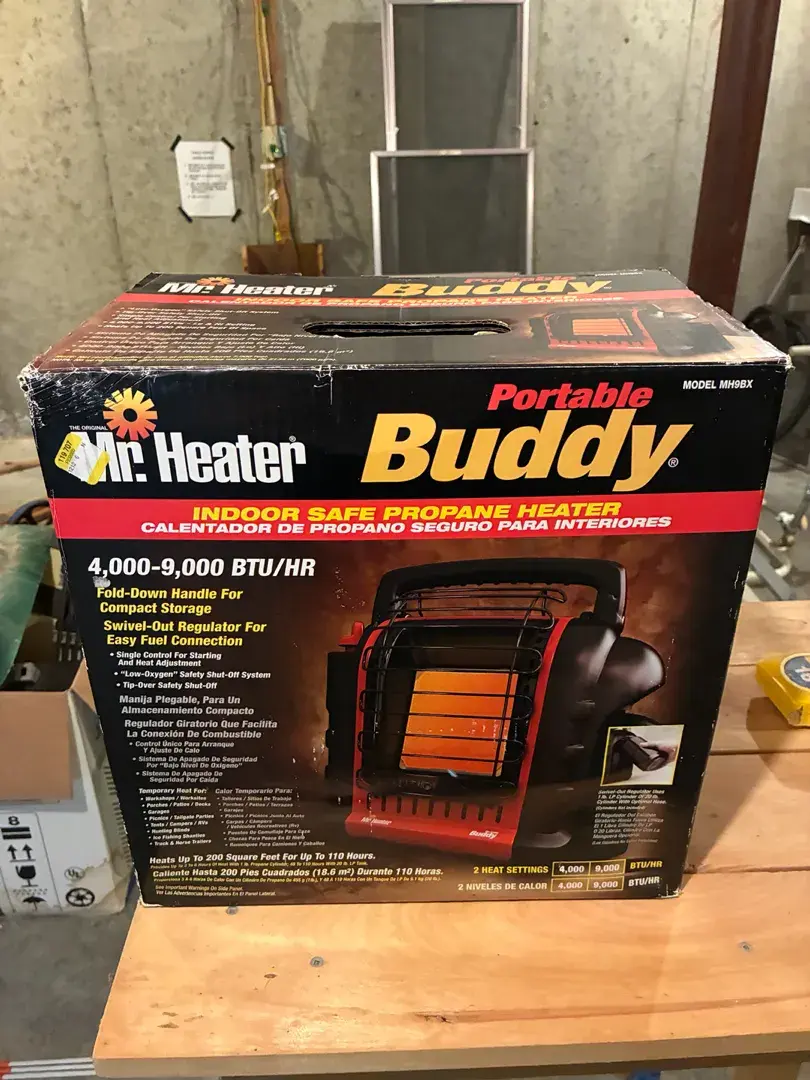 Mr Heater Portable Buddy Indoor Propane Heater (Untested)