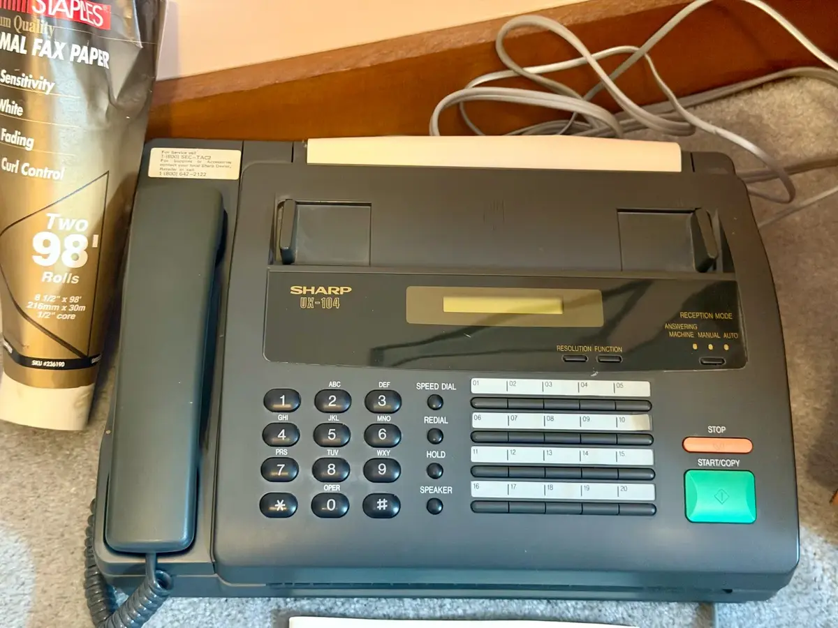 Sharp Facsimile UX-104 Fax Machine