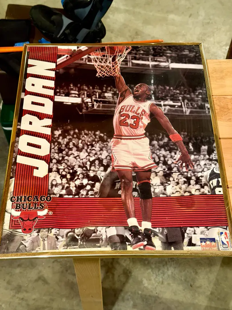 Vintage Chicago Bulls Michael Jordan Poster