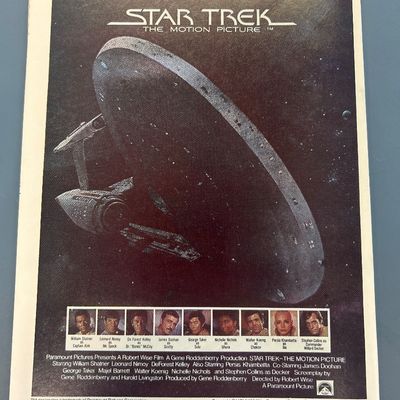 Sale Photo Thumbnail #54: Vintage Bronze Age comic book, Shogun Warriors #7, published by Marvel Comics Group in August 1979. Features a 40-cent cover price. The back cover features a full-page advertisement for Star Trek: The Motion Picture. The comic appears to be in good vintag