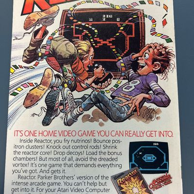 Sale Photo Thumbnail #36: Vintage Bronze Age Marvel comic book, 'The Invincible Iron Man' Issue #169 from April 1983. Features cover art by McDonnell and Mitchell. The back cover features a vintage advertisement for the Atari video game 'Reactor' by Parker Brothers. The comic appe