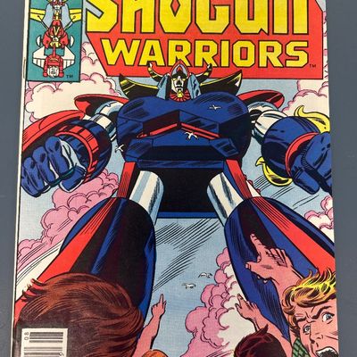 Sale Photo Thumbnail #53: Vintage Bronze Age comic book, Shogun Warriors #7, published by Marvel Comics Group in August 1979. Features a 40-cent cover price. The back cover features a full-page advertisement for Star Trek: The Motion Picture. The comic appears to be in good vintag
